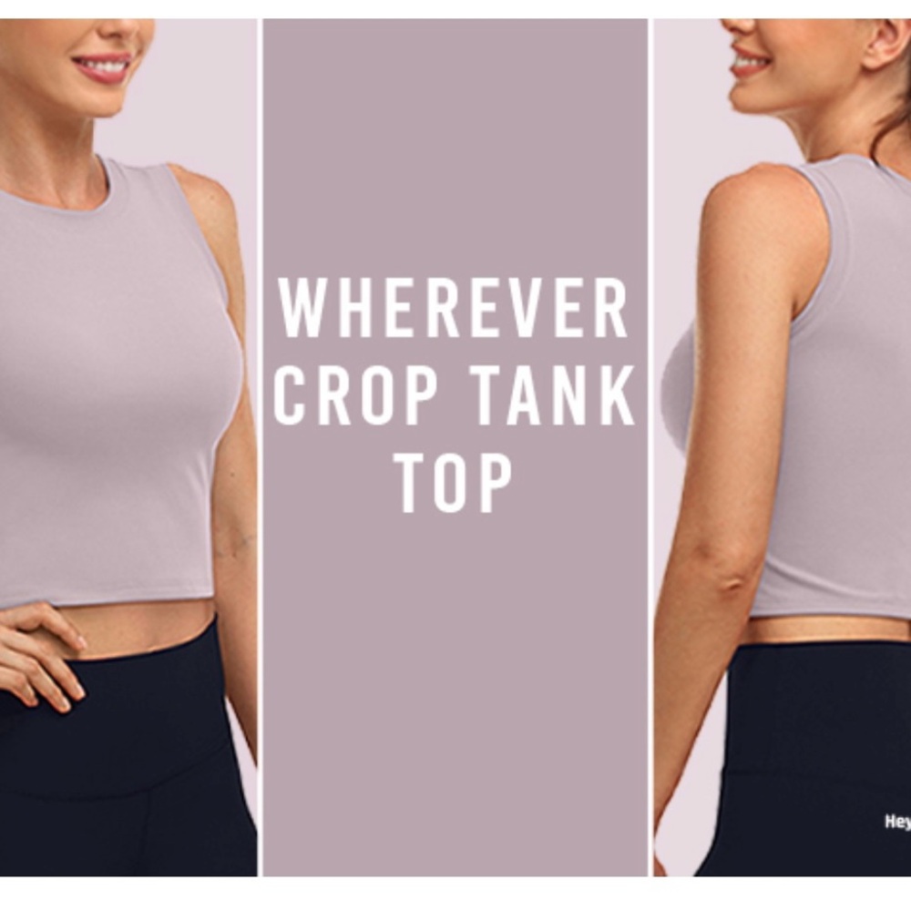 Klassy Network Lilac Crop Tank Top